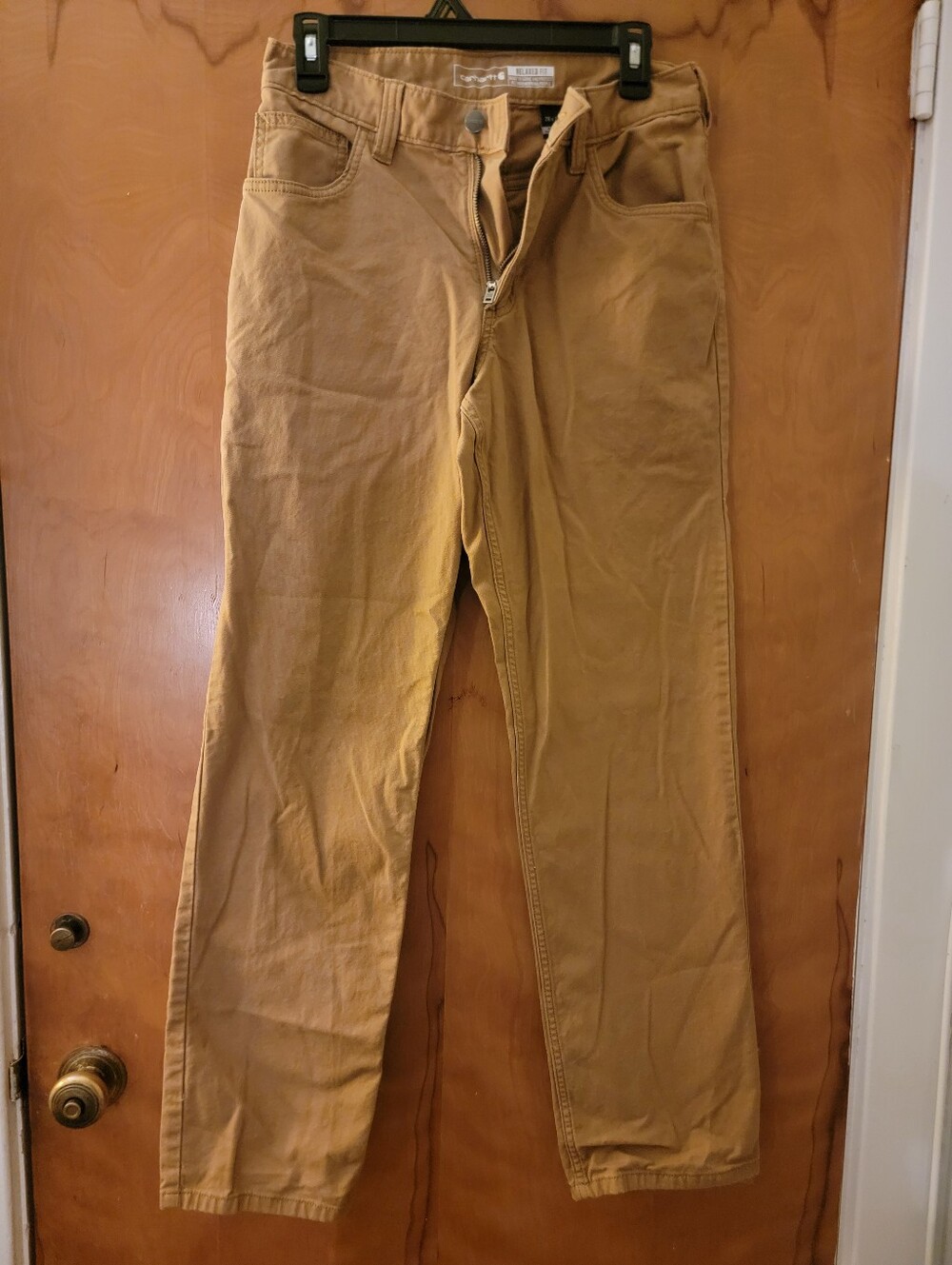 Mens Like New Relaxed Fit Carhartt Canvas Pants